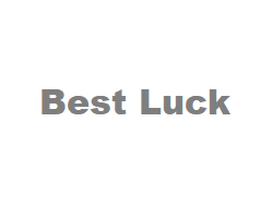 Best Luck